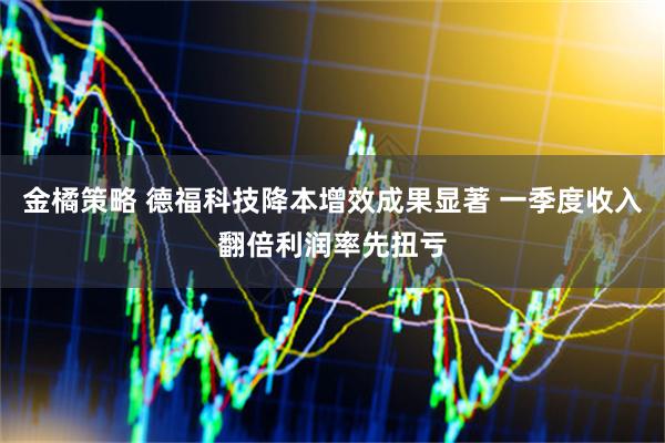 金橘策略 德福科技降本增效成果显著 一季度收入翻倍利润率先扭亏