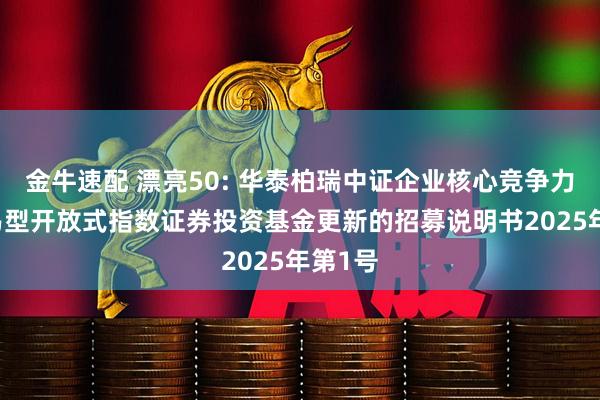 金牛速配 漂亮50: 华泰柏瑞中证企业核心竞争力50交易型开放式指数证券投资基金更新的招募说明书2025年第1号